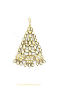 Gold Finished Kundan Passa By PTJ Exclusive