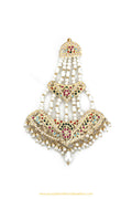 Gold Finished Navratan Jadau Passa By PTJ Exclusive