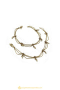 Gold Finished Payal by PTJ
