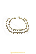 Gold Finished Payal by PTJ