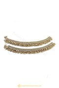 Gold Finished Payal by PTJ