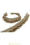 Gold Finished Payal by PTJ
