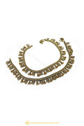 Gold Finished Payal by PTJ