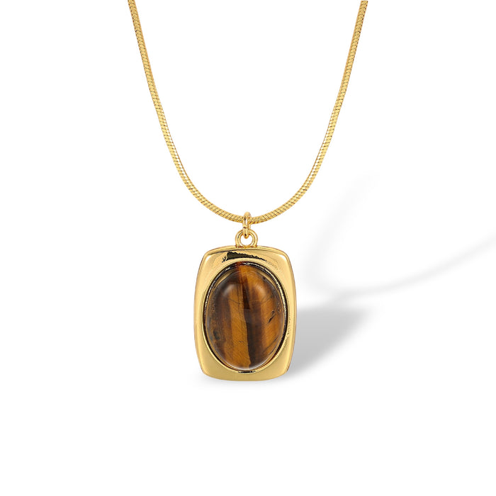 Goyave 18K Gold Rectangular Necklace