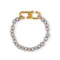 Gundlina 18K Gold Interlocking Shackle Clasp Bracelet