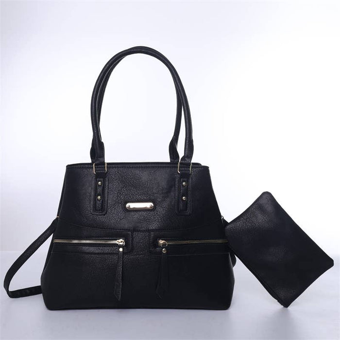 Handbag Purse Tote Clutch with Satchel Handle