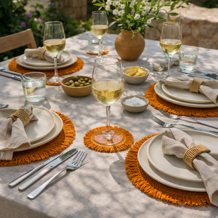 Handwoven Coaster Set