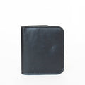 Harper Wallet | Ebony Vegan Leather RFID Compact Card Holder