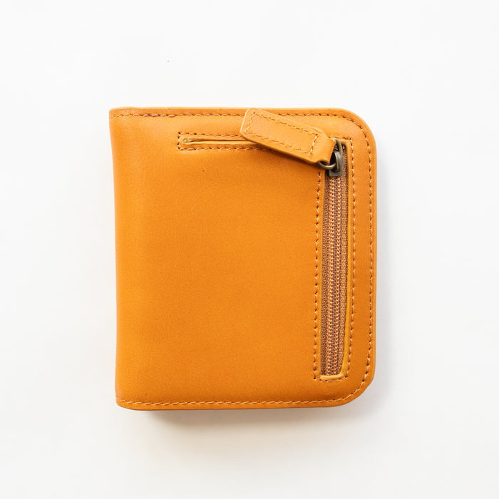 Harper Wallet | Light Brown Genuine Leather RFID Compact Card Holder