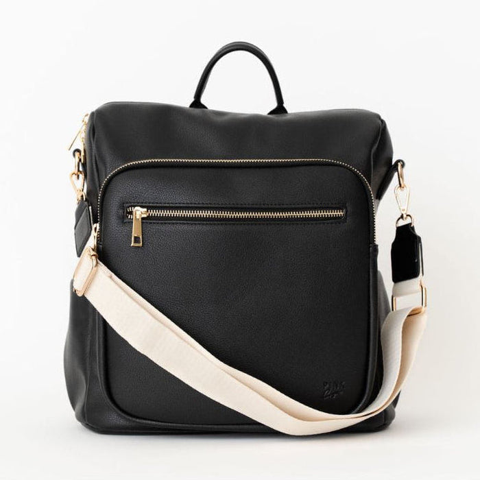 Hazel Bag | Ebony Premium Vegan Leather Convertible Everyday Tote