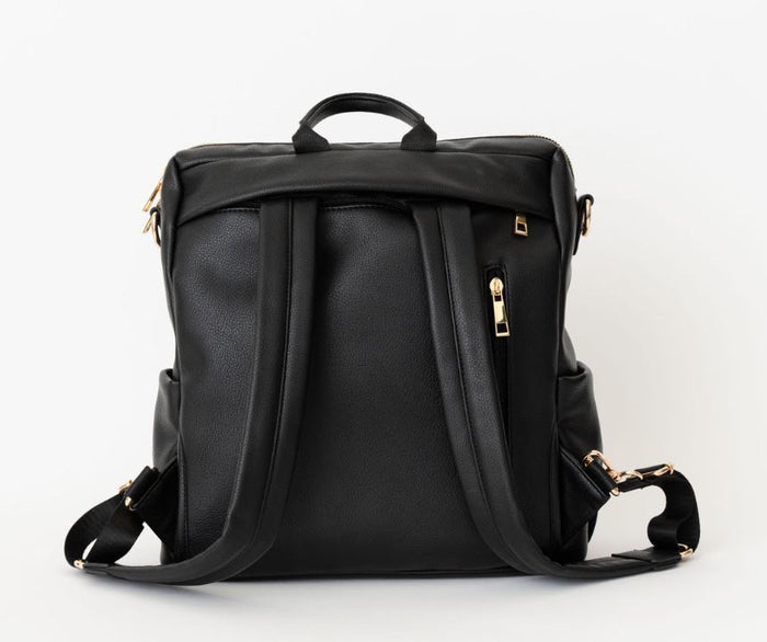 Hazel Bag | Ebony Premium Vegan Leather Convertible Everyday Tote