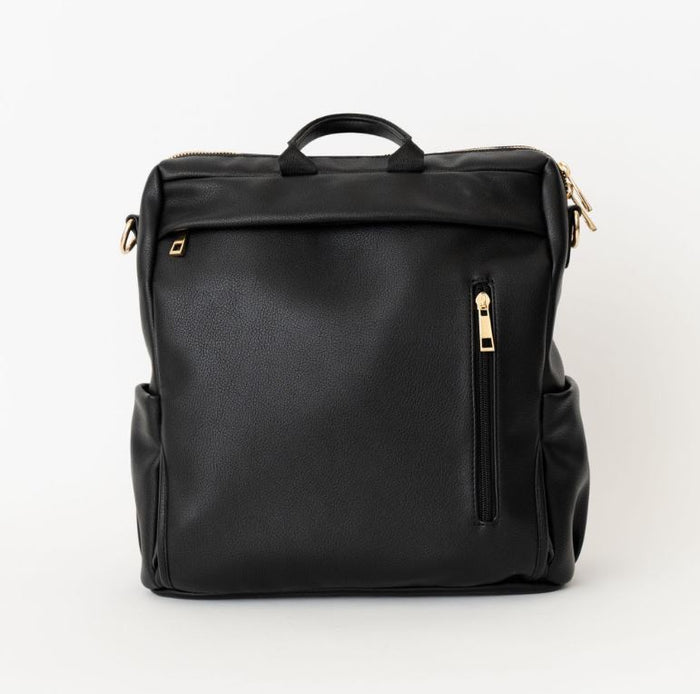 Hazel Bag | Ebony Premium Vegan Leather Convertible Everyday Tote