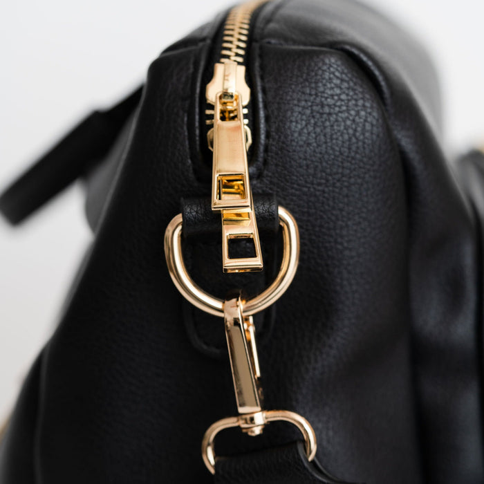 Hazel Bag | Ebony Premium Vegan Leather Convertible Everyday Tote