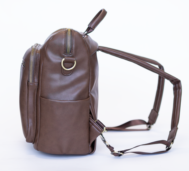 Hazel Bag | Mocha Premium Vegan Leather Convertible Everyday Tote