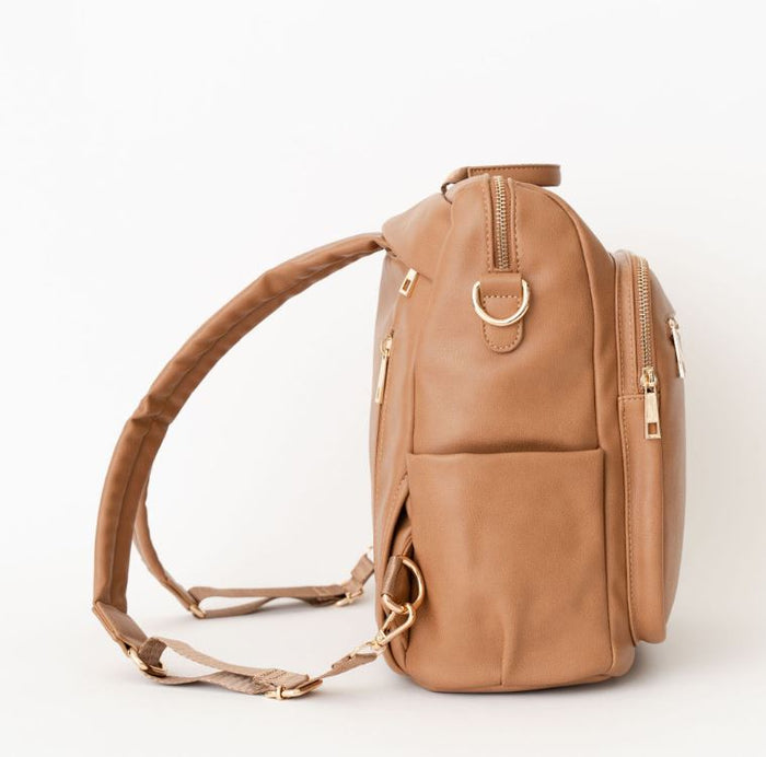 Hazel Bag | Saddle Premium Vegan Leather Convertible Everyday Tote