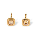 Hélèna 14K Gold Cushion Earrings