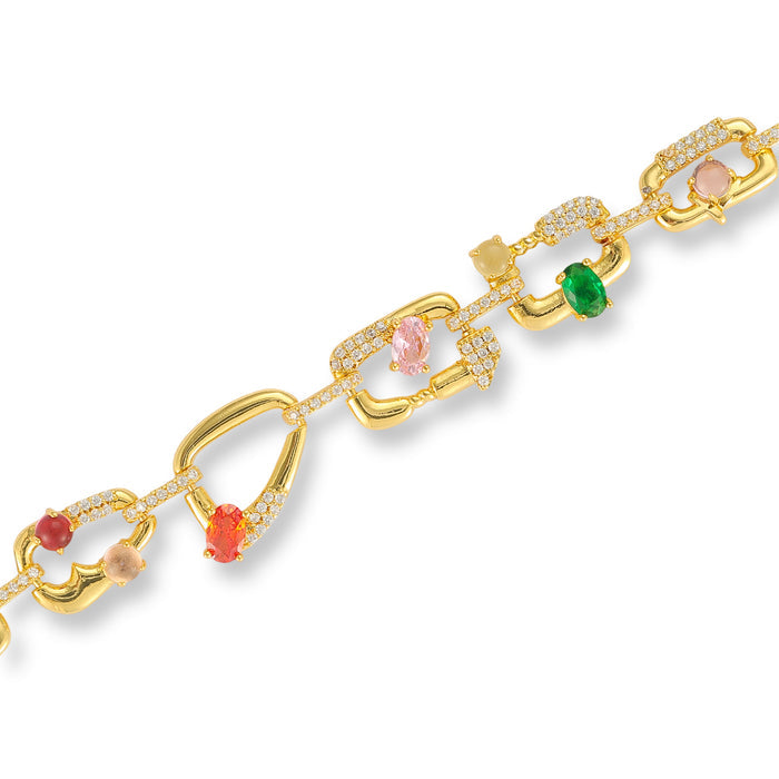 Helga Multicolor Mixed Shape Bracelet