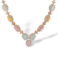 Hilaria Multicolor Oval Opal Choker Necklace