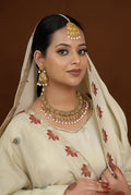 Ibaadat Necklace Earing Tika Handcrafted Gold Plated