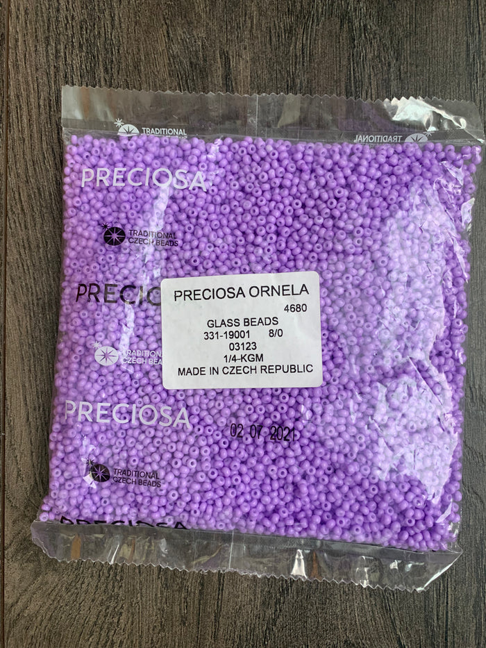 250grams Preciosa Czech Beads 8mm