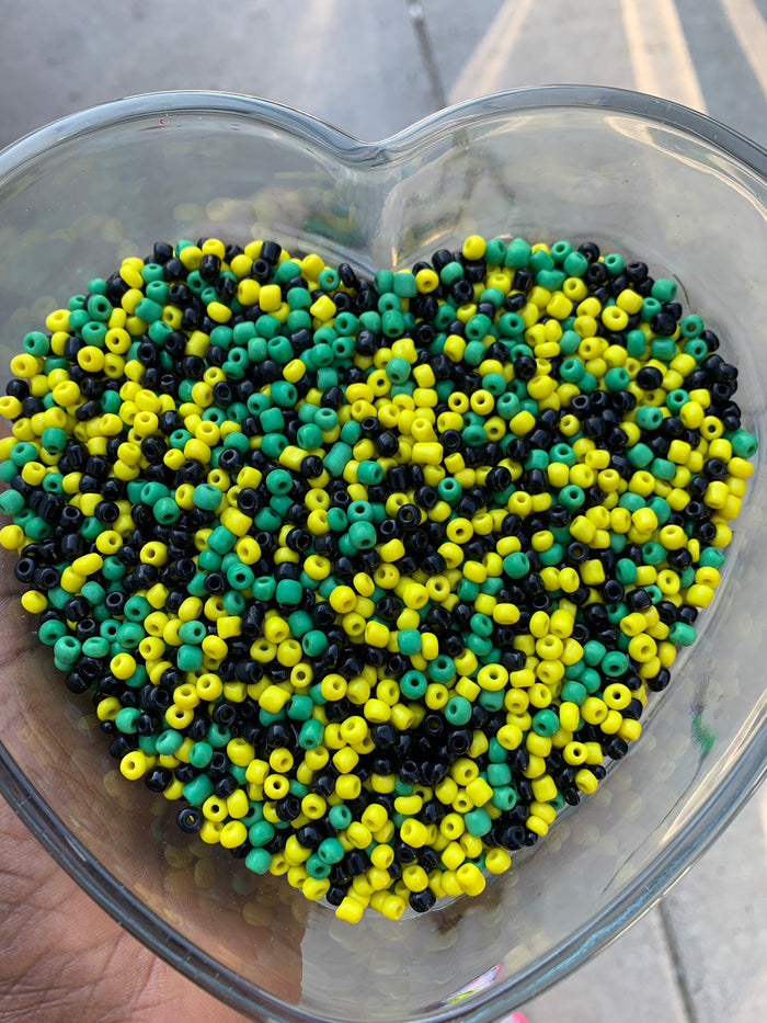Mixed Beads- 4mm- 6/0 Glass Seed Beads For Jewelry Making,  DIY Waist beads, Bracelet Necklace Earrings- 450grams