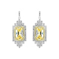 Imelda Yellow Emerald Earrings