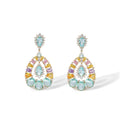 Isidora Multicolor Teardrop Drop Earrings