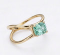 Island Green Amethyst Ring