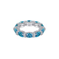 Jacobine Blue Oval Ring