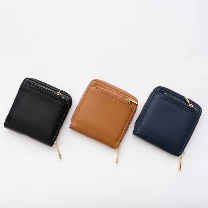 Jane Wallet | Vegan Leather Compact Wallet with Removable Coin Pouch