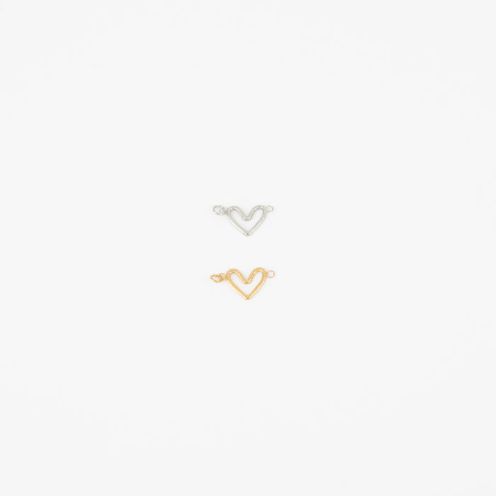 gold stainless / Open Heart