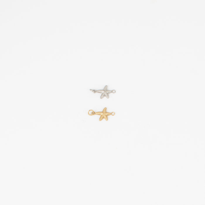 gold stainless / Side Starfish