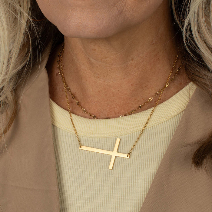 jBloom Naomi Cross Necklace