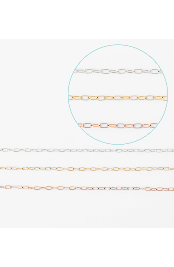 rose gold stainless / Small Oval