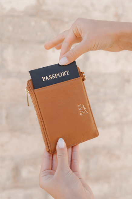 Jill Wallet | Vegan Leather Travel Wallet with ID & Passport Pocket