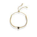 Joline 14K Gold Round Natural Stone Bracelet