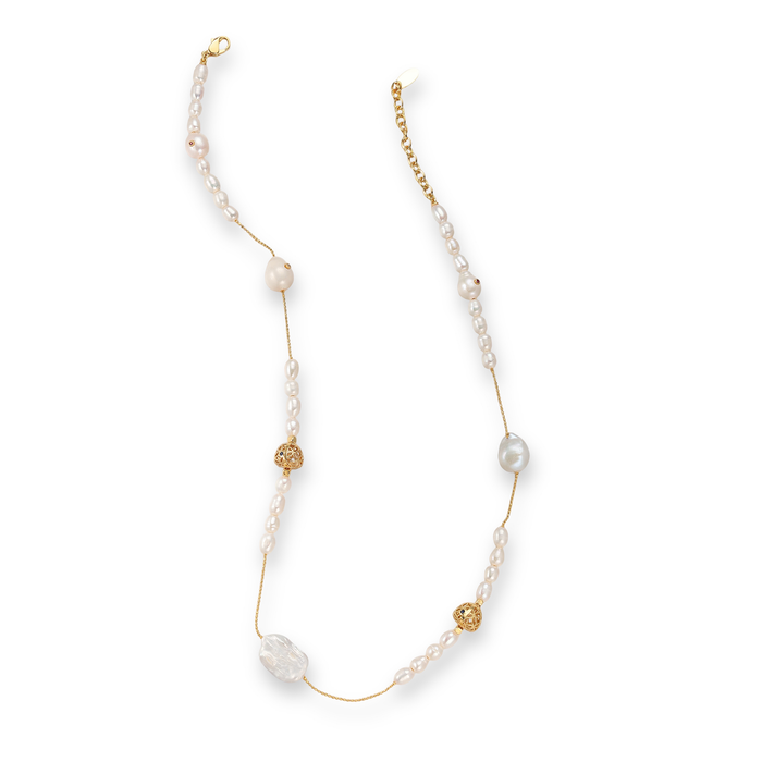 Jordanne White Baroque Pearl Necklace