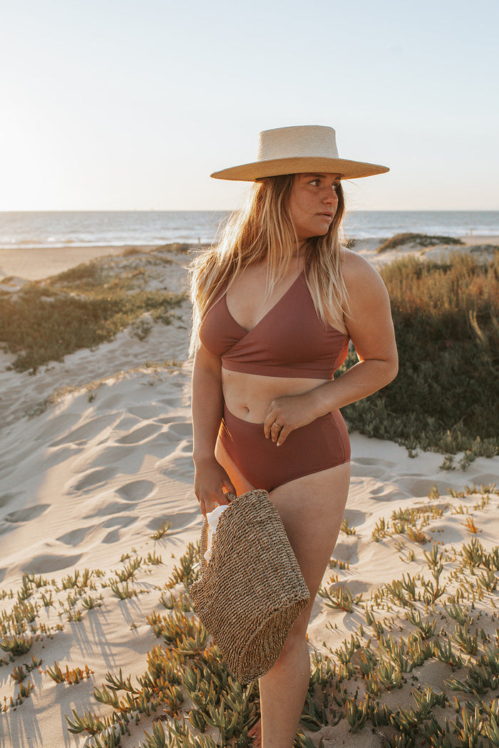 Joy High Waisted Bottoms | Ginger Modest Swimsuit