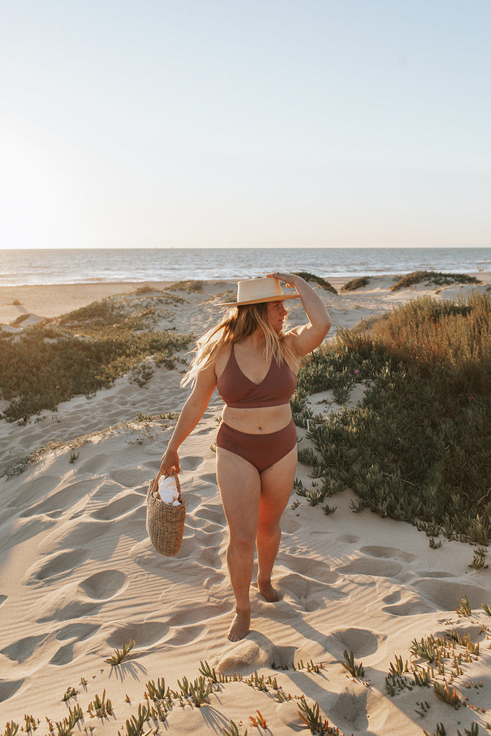 Joy High Waisted Bottoms | Ginger Modest Swimsuit
