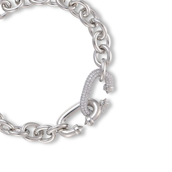 Karolin 14K Gold Oval Link Bracelet
