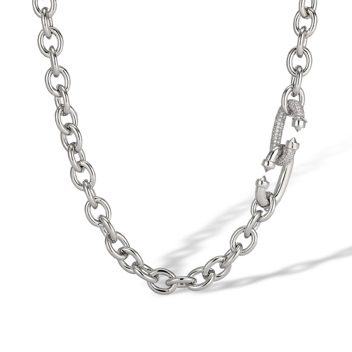 Karolin 14K Gold Oval Link Necklace