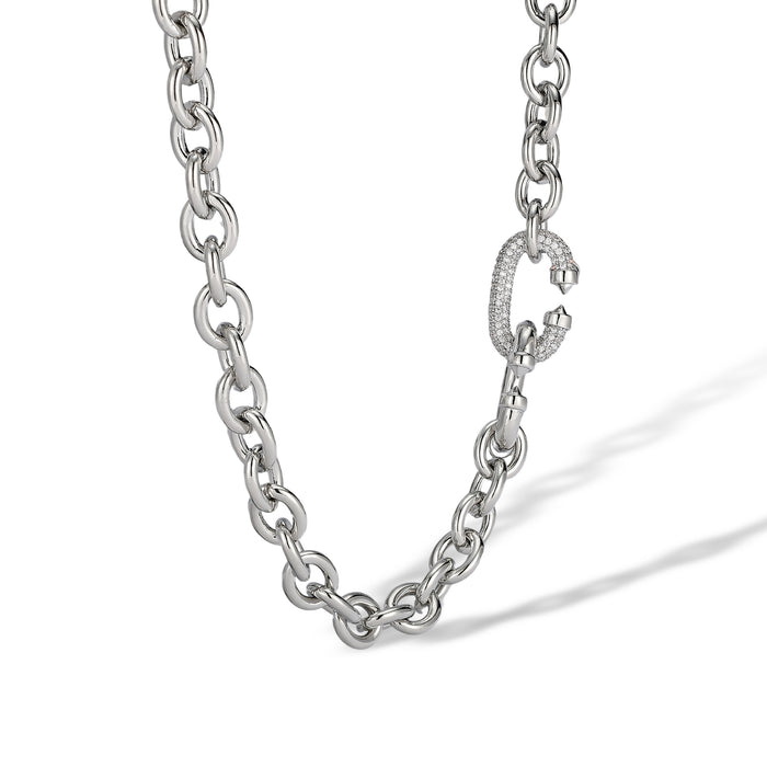 Karolin 14K Gold Oval Link Necklace