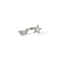 Kendra White Star Open Ring