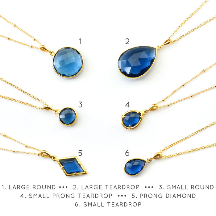 Kyanite Necklace : September Birthstone