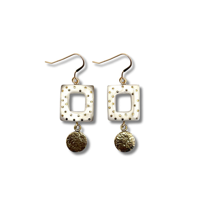 Kyta Square Drop Earrings
