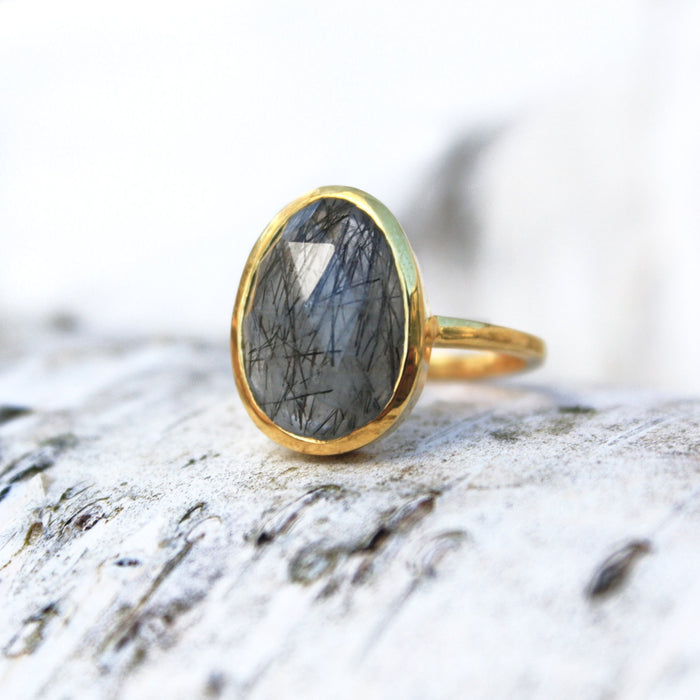 taurus birthstone, april birthstone, rutile quartz