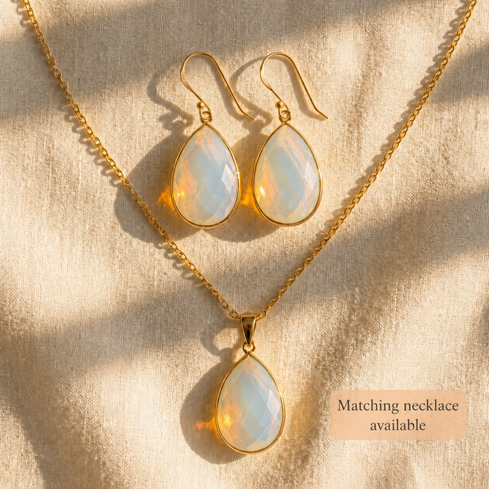 Large Teardrop Birthstone Bezel Pendant Addition [18x25]
