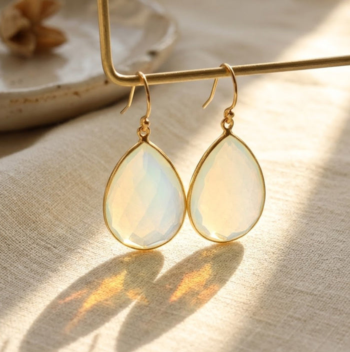 Large Teardrop Birthstone Bezel Pendant Addition [18x25]
