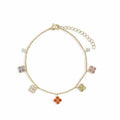 Léonide Multicolor Trèfle Bracelet