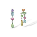 Lieselotte Multicolor Mixed Shape Drop Earrings